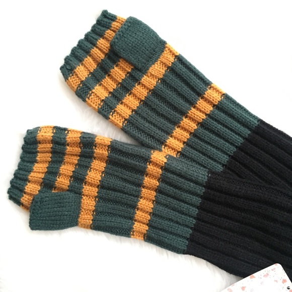 Free people fingerless gloves emerald combo - Picture 2 of 2